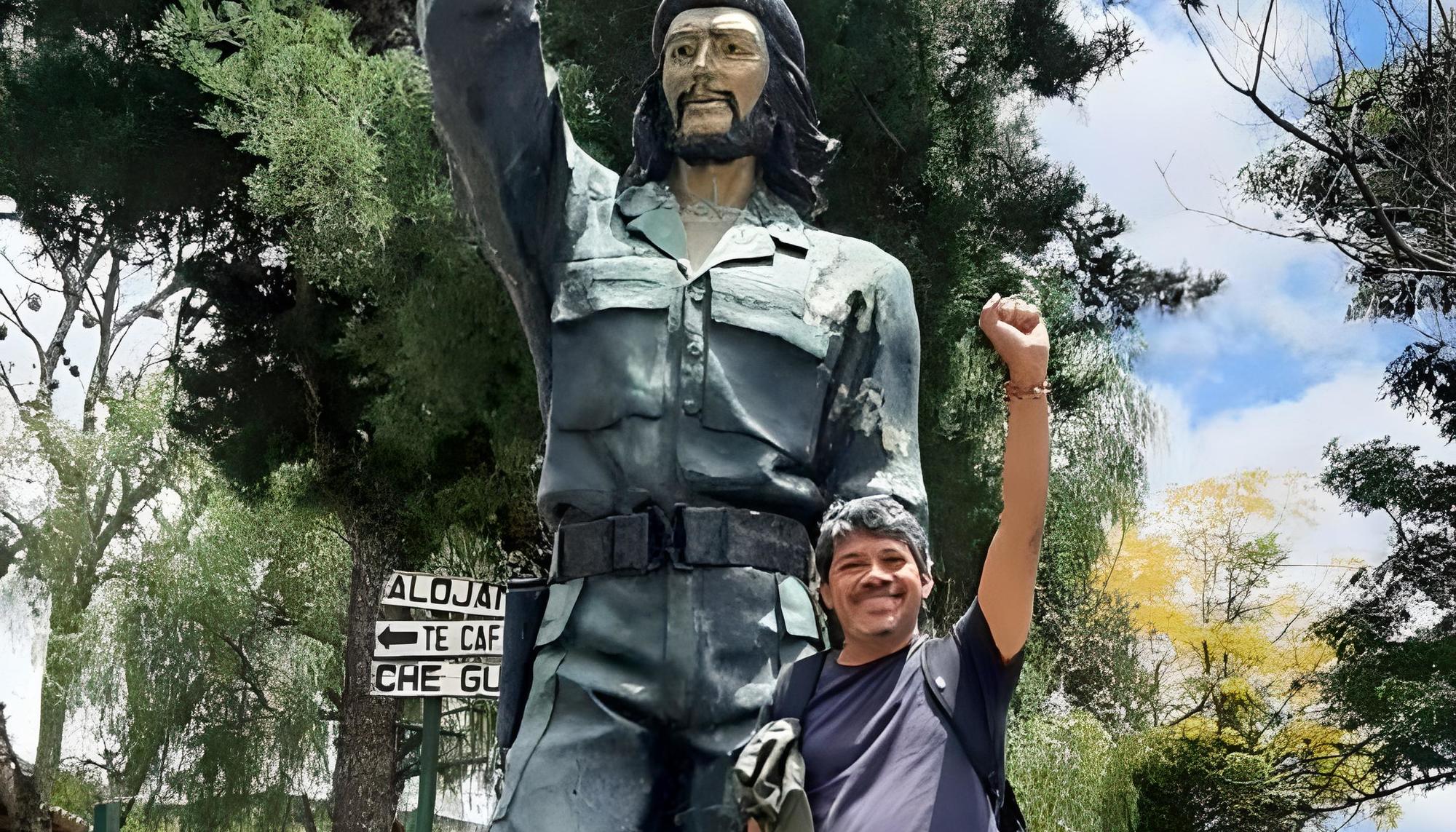 Walter González en La Higuera (Bolivia)
